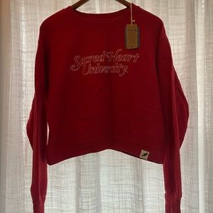 Sacred Heart cropped sweatshirt